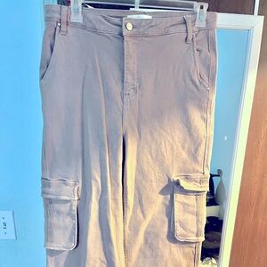Brand new khaki (slight pink hue) pants